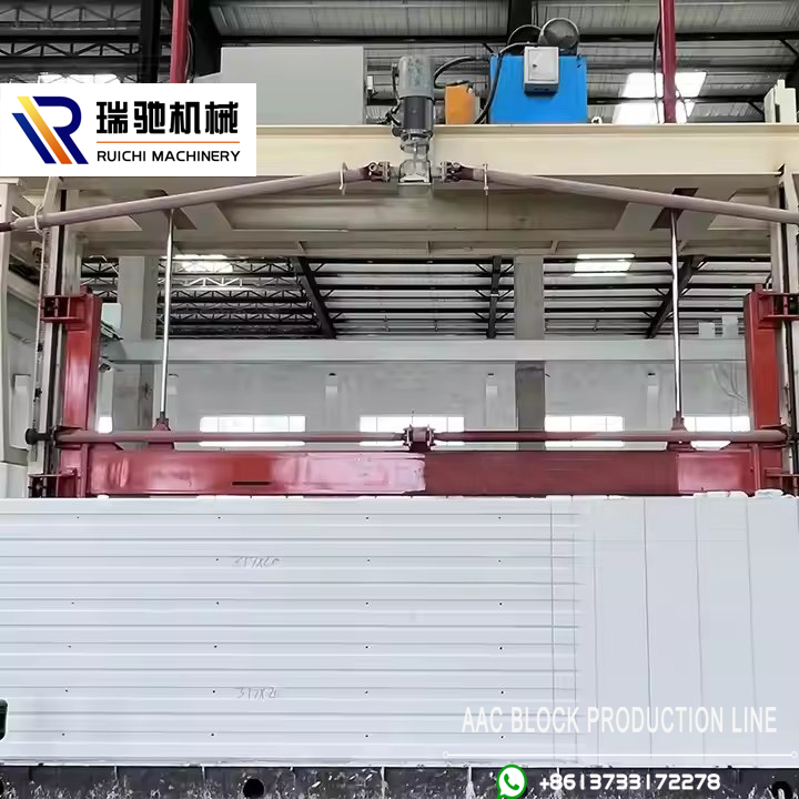 Henan Ruichi 150,000 Cubic Meter Annual AAC Autoclaved Aerated Concrete (AAC) Panel Production Line Commences Operation in Kyrgyzstan